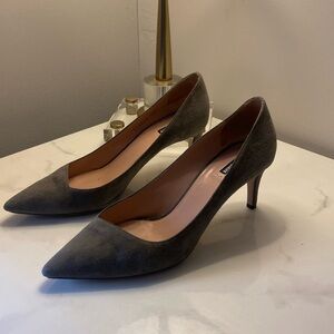 Georgio Armani Suede Heels